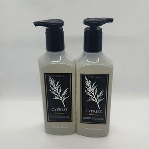 NEW White Barn BBW Sale Cypress Cleansing Gel Hand Soap x2